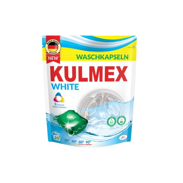 KULMEX veļas kapsulas WHITE 20g x 20gab.